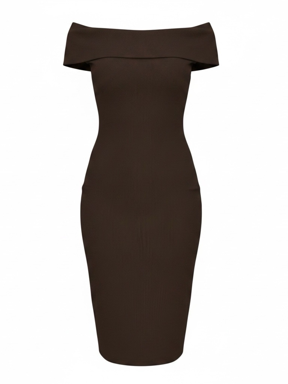 The Drop Chic Strapless Brown Dress Size Medium New